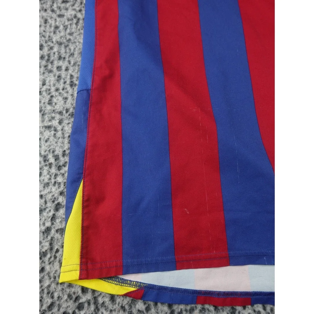 Nike FC Barcelona Jersey Youth Large Blue Red Good Ronaldinho 10 2005-06 T90